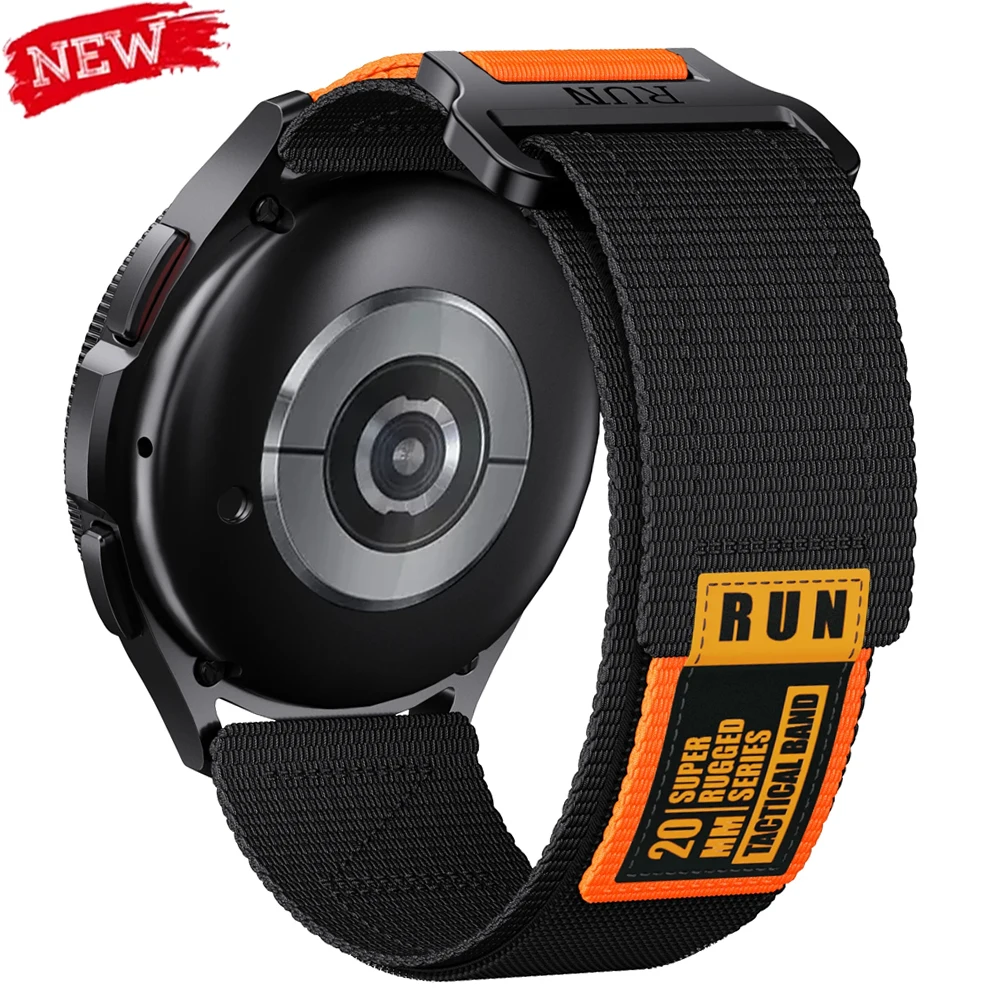 RUN Nylonband 20 mm 22 mm Universal-Ersatzarmband Sportuhrenarmband für Männer Frauen Armband Buntes Gürtelzubehör Image
