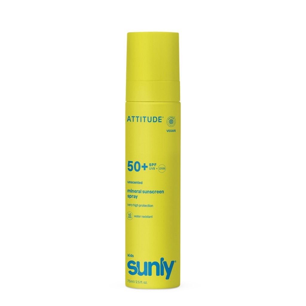Spray Solare Minerale Viso e Corpo - Bambini SPF 50 senza profumo 75 m