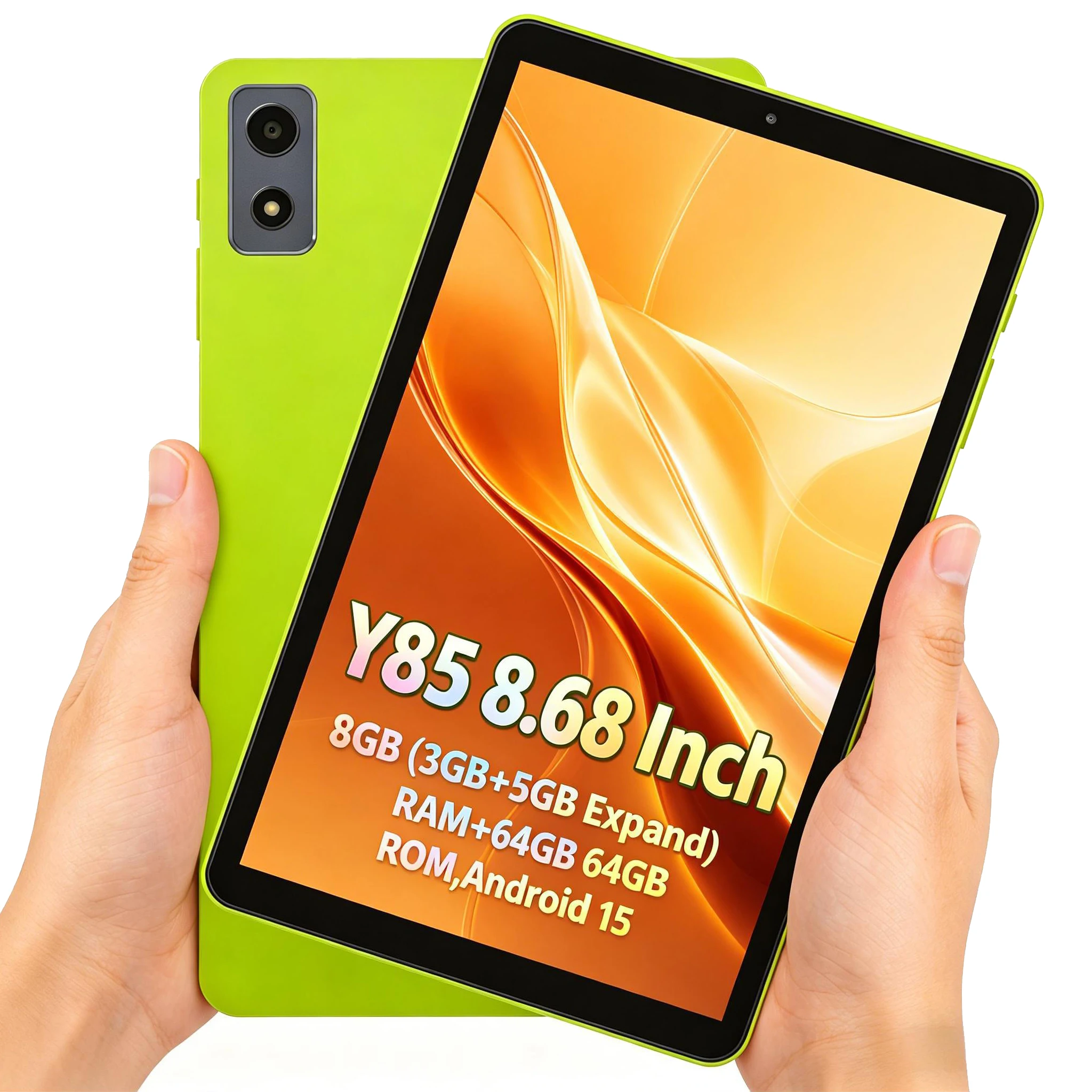 Paitanry Y85 Tablet Android 15 8,68 Zoll 8GB RAM 64GB ROM Quad-Core 5000mAh WLAN Bluetooth Touchscreen Tragbares Wi-Fi 6 Tablet Image