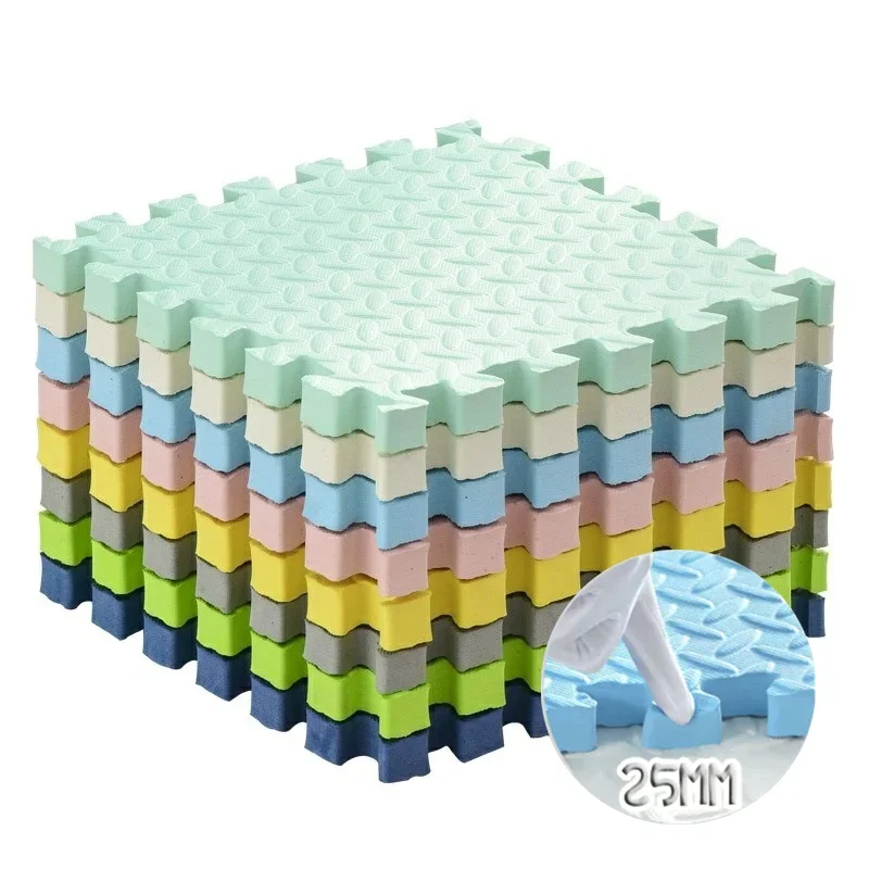 2,5 cm Dicken Baby Puzzle Matten Spielen Matte Kinder Verriegelung Fliesen Spielzeug Teppich Soft Klettern Pad EVA Wohnzimmer Tatami spielen Matten Image