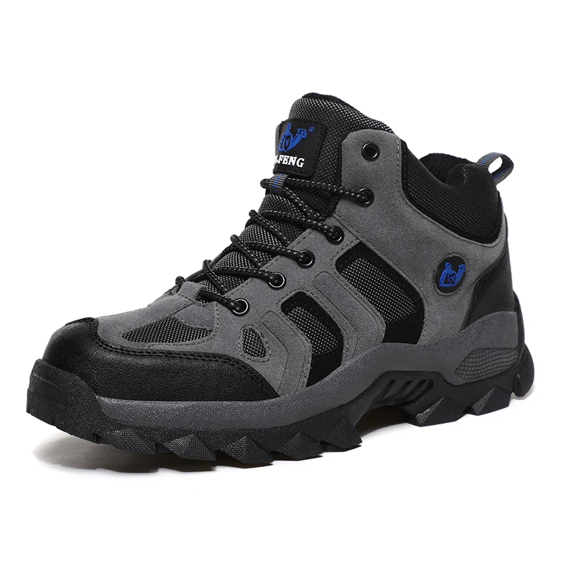 39-48 Herbst Winter Herren Damen Outdoor-Bergsteiger-Lederstiefel Taktische Schuhe Große rutschfeste klassische Wanderschuhe