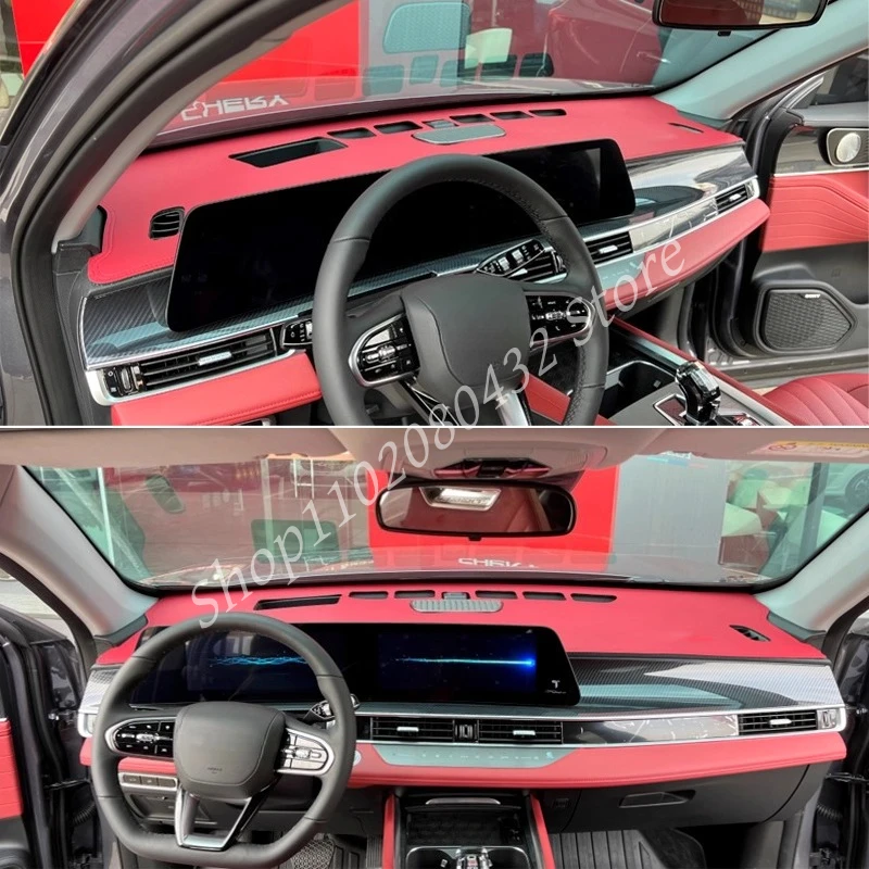 PER CHERY TIGGO 7 2023 Copertura del cruscotto dell'auto Evitare la luce Pad Strumento Piattaforma Copertura Tappetino Accessori