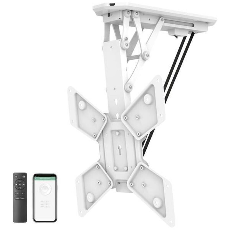 My Wall Supporto A Soffitto Per Tv Hl43mwl 58,4 Cm (23) - 139,7 Cm (55) Controllo Delle App, Montaggio A Soffitto,