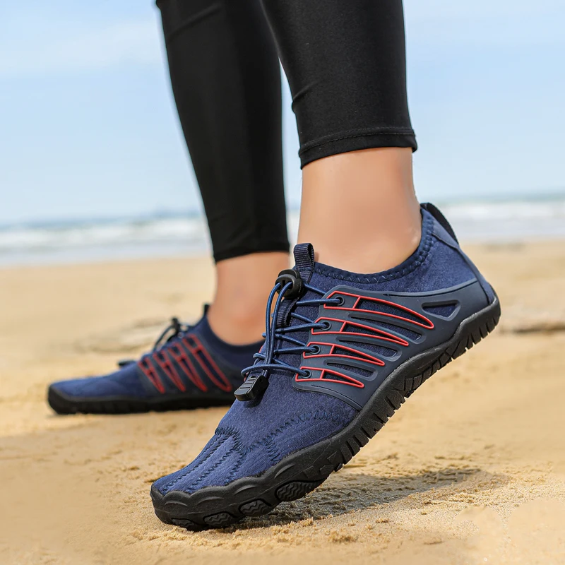 Scarpe da acqua per donna uomo scarpe da acqua a piedi nudi antiscivolo ad asciugatura rapida spiaggia all'aperto a monte scarpe da nuoto per bambini sneakers unisex