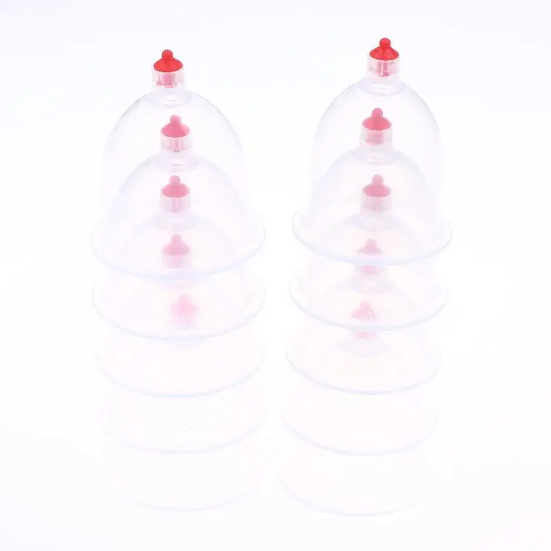 5/10 ventouses jetables pour massage, soins de santé, ventouses en plastique à aspiration sous vide, outil de beauté et de spa, pompe à aspiration, dispositif de ventouses sous vide