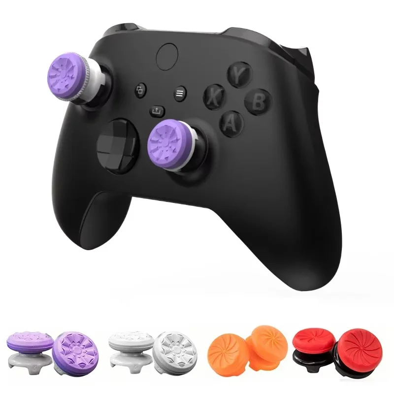 2pcs Video Games Silicone Thumb Grip For PS4/5 Rocker Stick Extenders Cap Joystick Booster Cap Video Game Controller Accessories