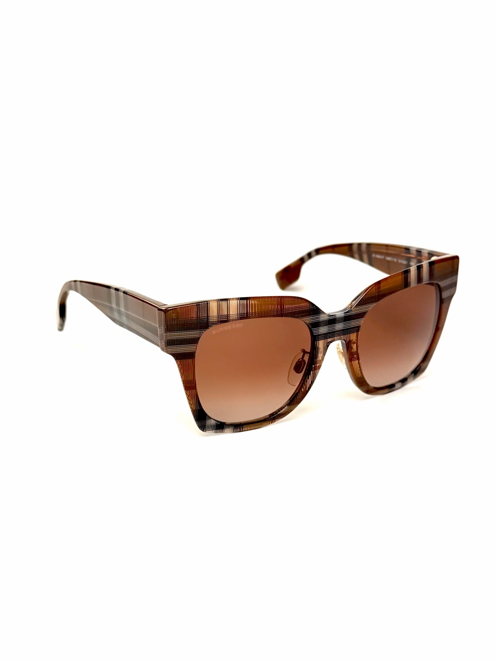 Burberry Accessories | Burberry B 4364 F 3967/13 Brown Check Brown Gradient Sunglasses 4364-F | Color: Brown | Size: 51-21-145