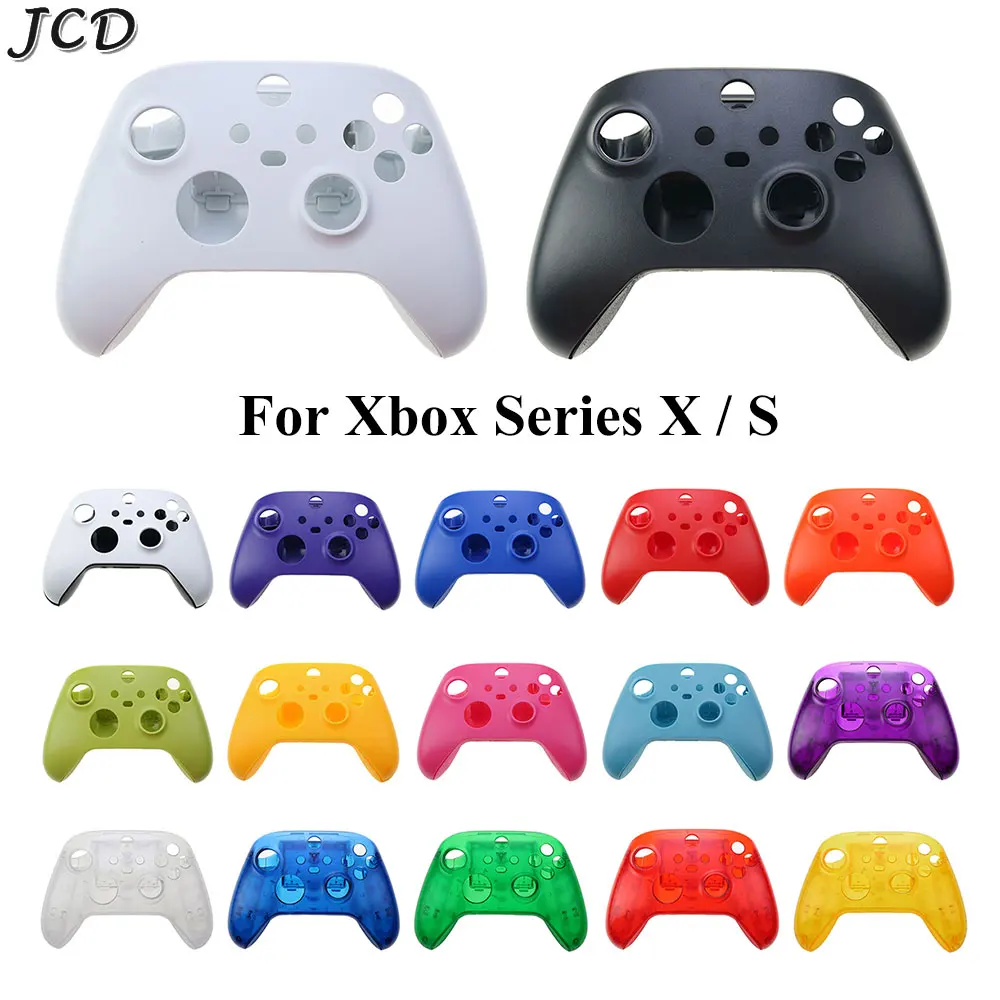JCD Front Back Case für Xbox Series X S Controller Ersatzgehäuse Shell Oben Unten Frontplatte Abdeckung Image