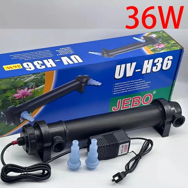 5W~36W JEBO UV-Sterilisatorlampe Wasserreiniger für Aquarium, Teich, Fischbecken, Ultraviolettfilter, Klärer Image