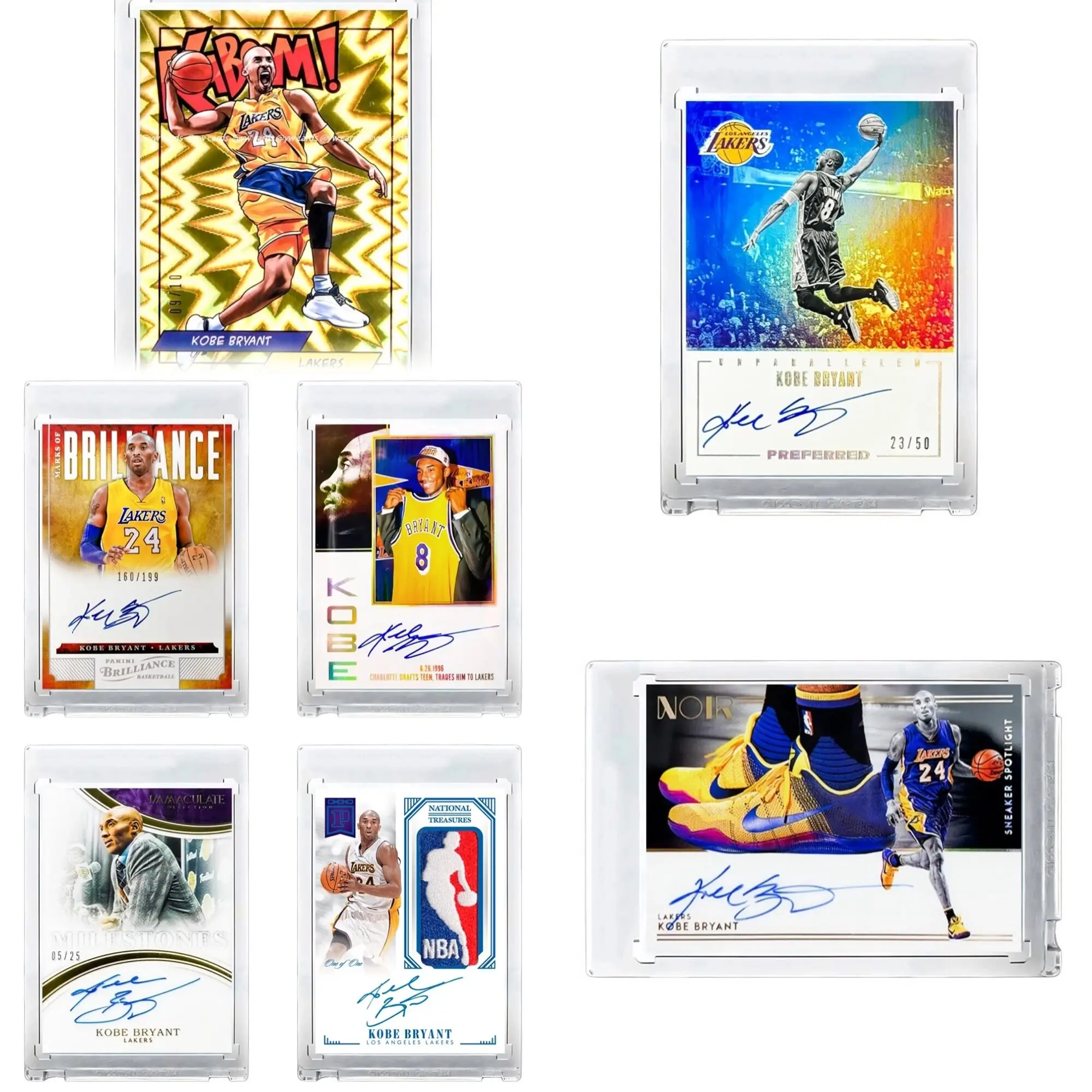 DIY Personalisierte Jordan Curry Kobe James KD Signierte Basketballkarten, Handgefertigtes Fan-Geschenk Autogramm-Sternenkarten Bestseller Sammelkarten Image