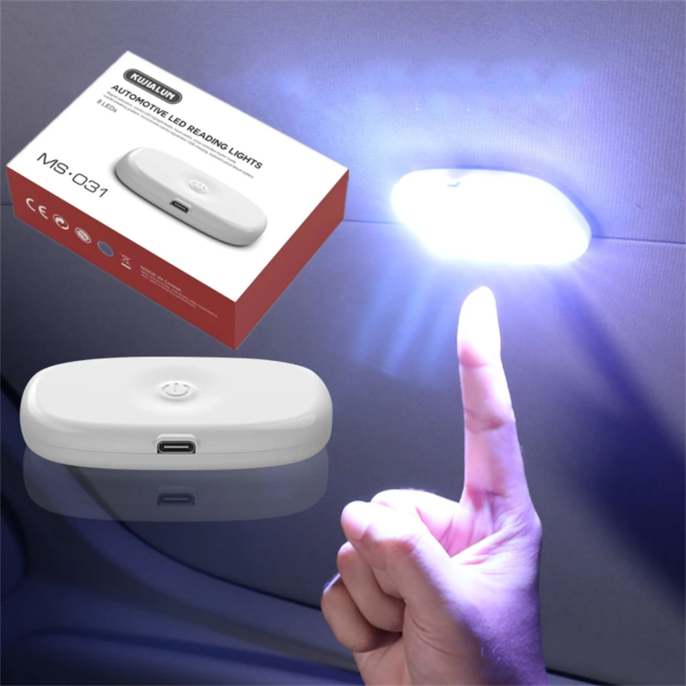 LED Touch Licht Wand Leselampe Magnet Basis Auto Deckenleuchte Umgebungs Stimmung Auto Innenraum Kofferraum Licht Innen