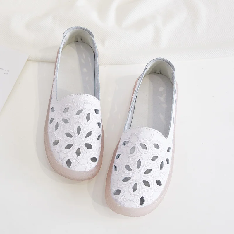 Neue Mokassins Frauen Wohnungen Herbst Frau Faulenzer Aus Echtem Leder Weibliche Schuhe Slip Auf Ballett Bowtie frauen Schuh Größe 35-43