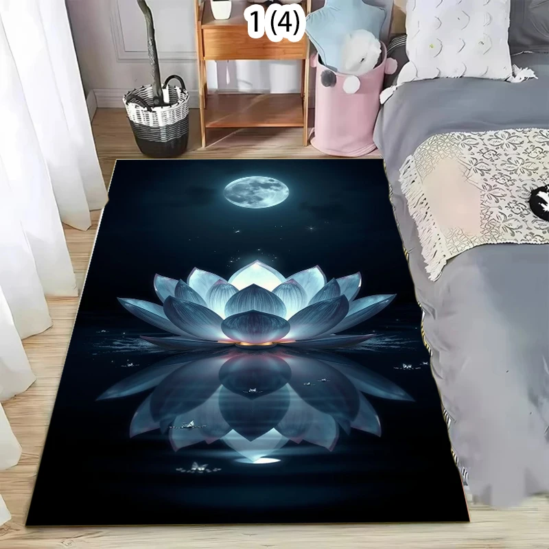HD-Teppich mit hübschen Blumen, Gänseblümchen, Rosen, Chrysanthemen, für Zuhause, Wohnzimmer, Schlafzimmer, Sofa, Fußmatte, Dekoration, Kinderteppich für Zuhause