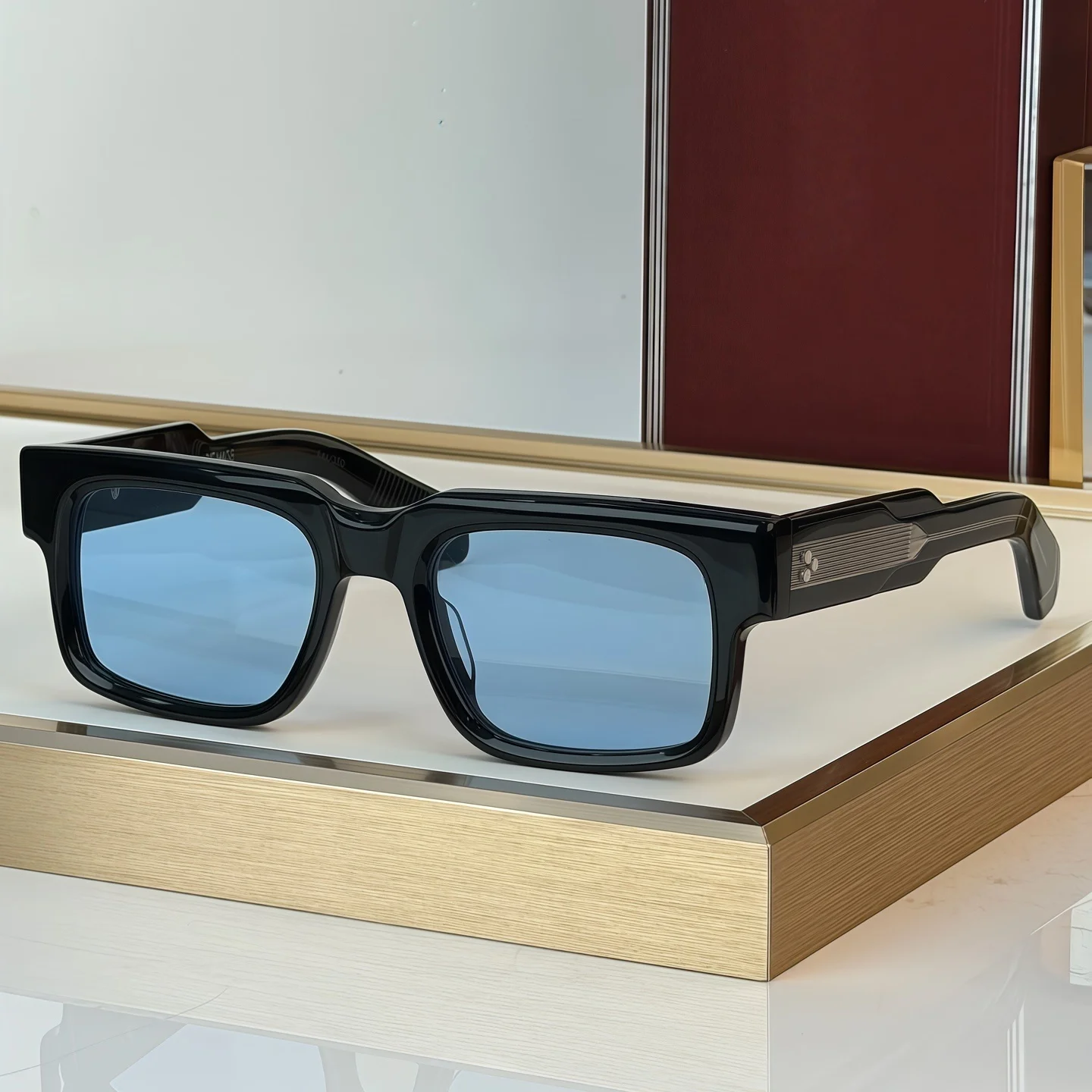 HEMMINGS GRÖSSE 51-22 Hochwertige Sonnenbrillen für Herren und Damen Klassische Punk-Luxus-Acetat-Titan-Designer-Sonnenbrillengestelle