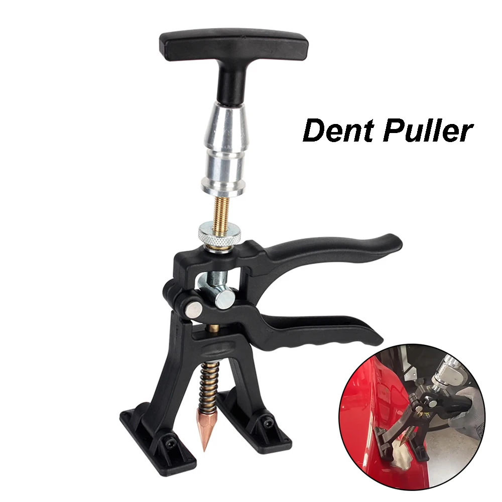 Kfz-Blech Dent Punkts ch weißen Zug einheit Auto Schnell zieher kleine Nivel liers tange Lifter Karosserie Fein reparatur werkzeug Image