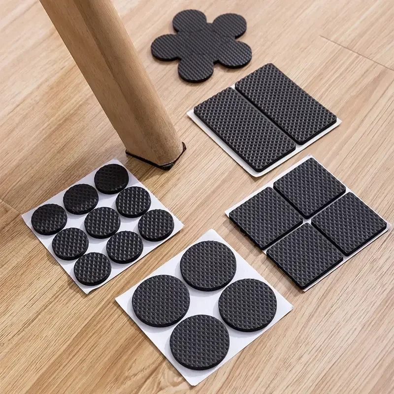 Selbstklebende Möbelfüße-Schutzauflagen Stuhlbein-Pads Rutschfeste Kratzfeste DIY-Bodenschoner für Möbelfüße Image