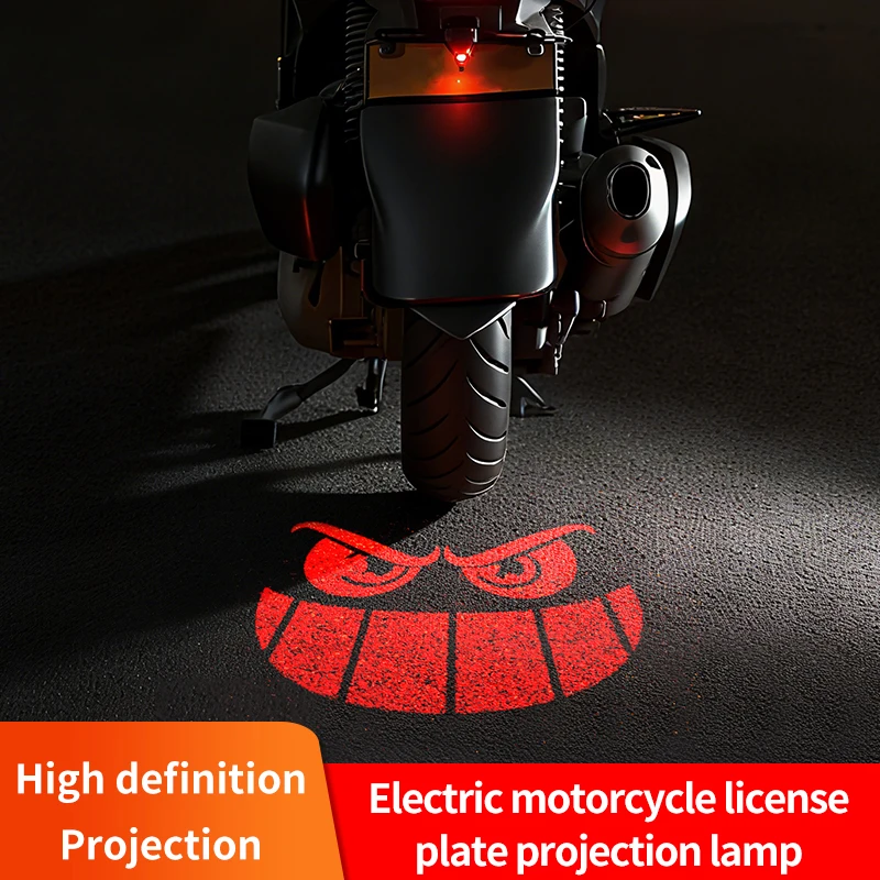 Neue Motorrad-Projektionsleuchten, Bodenleuchten für Elektrofahrzeuge, Rückprojektionsleuchten, LED-Ambientebeleuchtung, Warnleuchten mit hoher Helligkeit