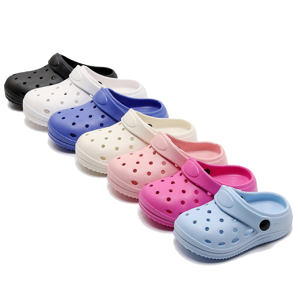 Mode Wasserdichte Hausschuhe Kinder Sandalen Schuhe Sommer Outdoor Rutschen Weiche Sohle Garten Schuhe Indoor Pflege Clogs Sandalen Image