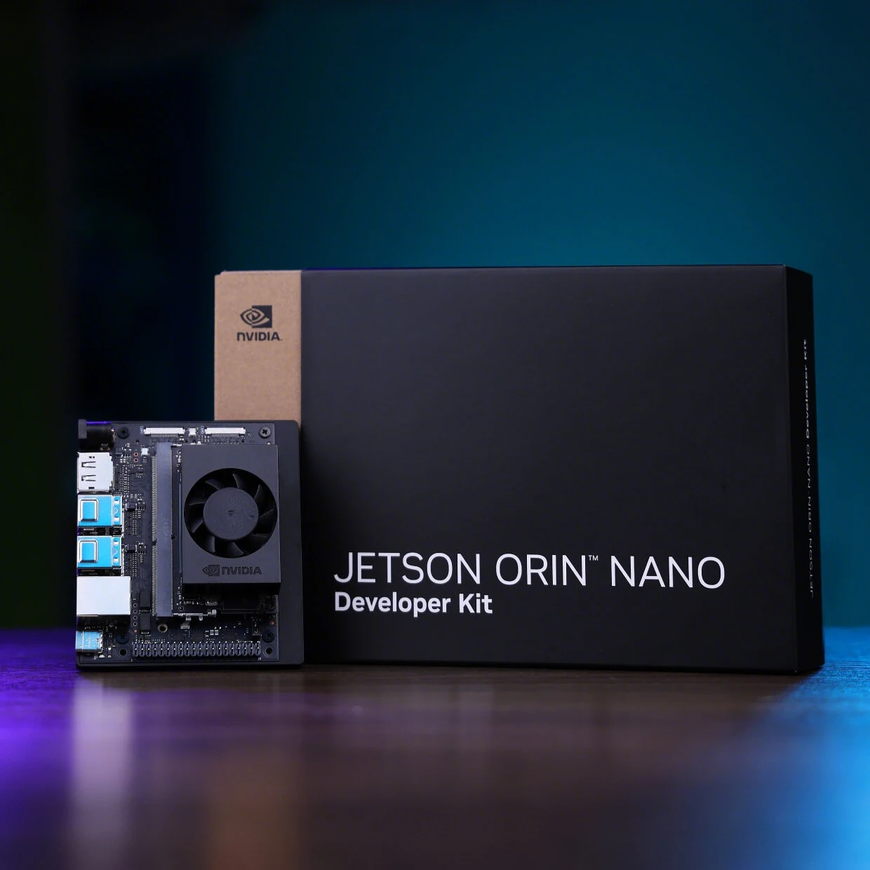 Offizielles NVIDIA Jetson Orin Nano Super Entwickler-Kit 8GB Modul 67TOPS Kompaktes Edge-AI-Board WiFi USB3.2 Gen 2 Anschluss, 2xM.2 Key M Image