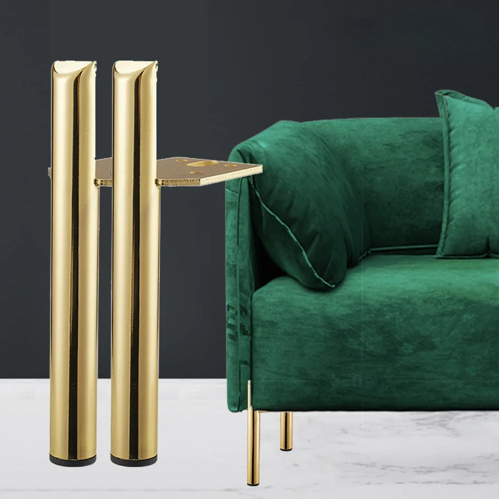 13 cm goldene Metall-Möbelbeine, moderner Stil, Couchtisch, Sofafüße, Küchentischbeine, Badezimmerschrank, Schrankfüße Image