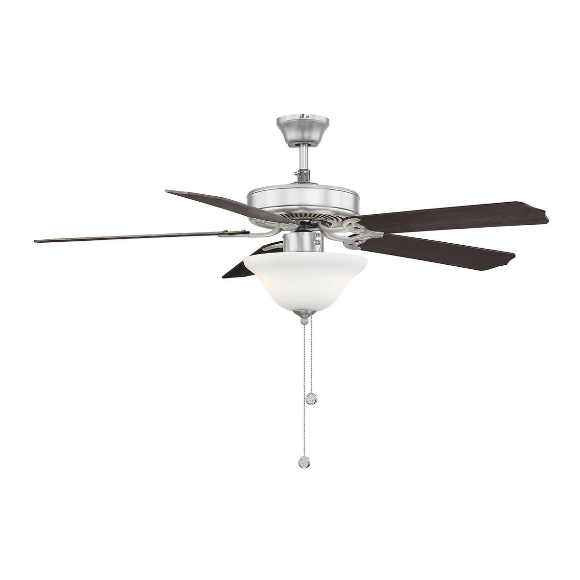 Meridian Lighting First Value Outdoor Rated 52 Inch Ceiling Fan with Light Kit - M2018BNRV