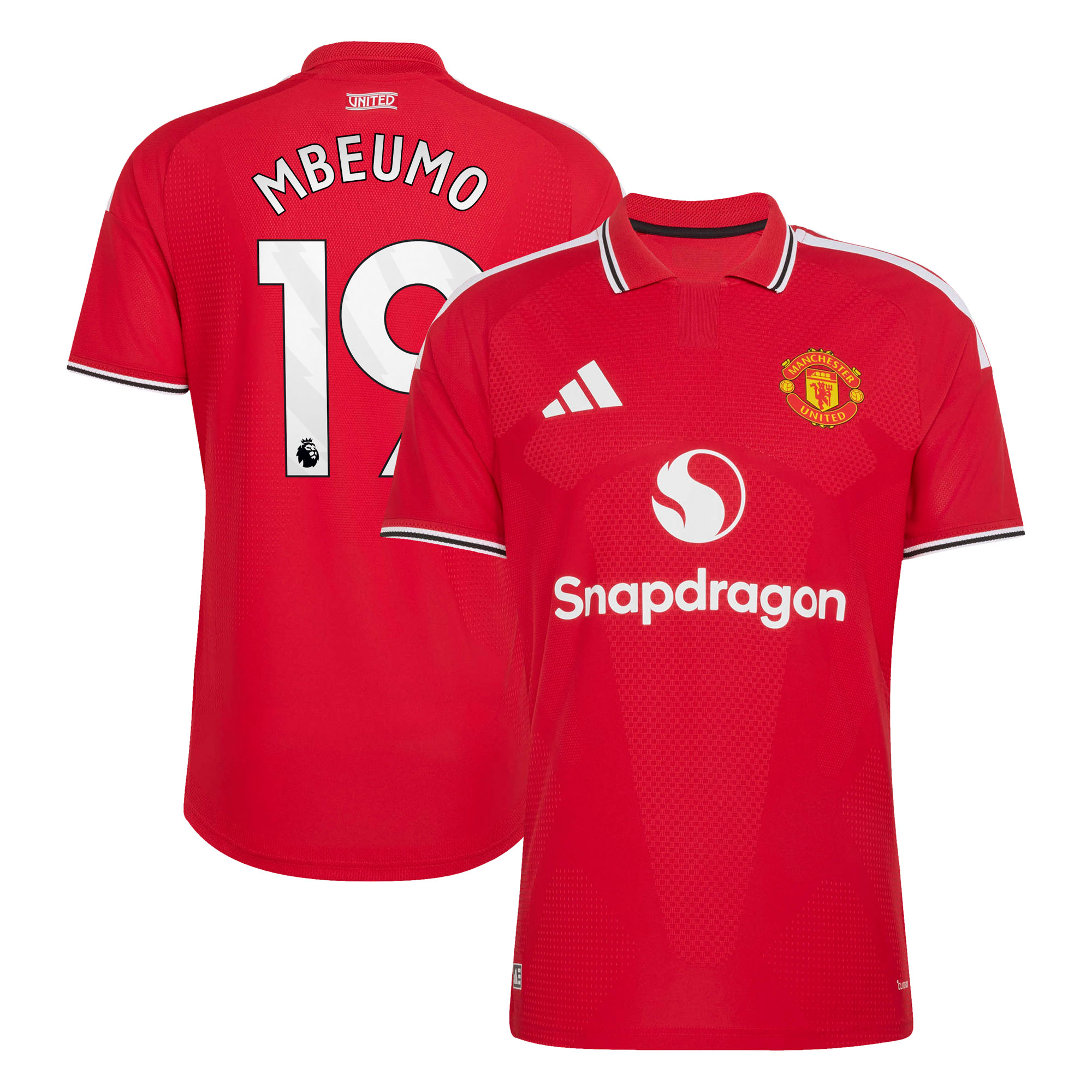 "Manchester United adidas Authentic Heimtrikot 2026-27 mit Aufdruck Mbeumo 19" Image