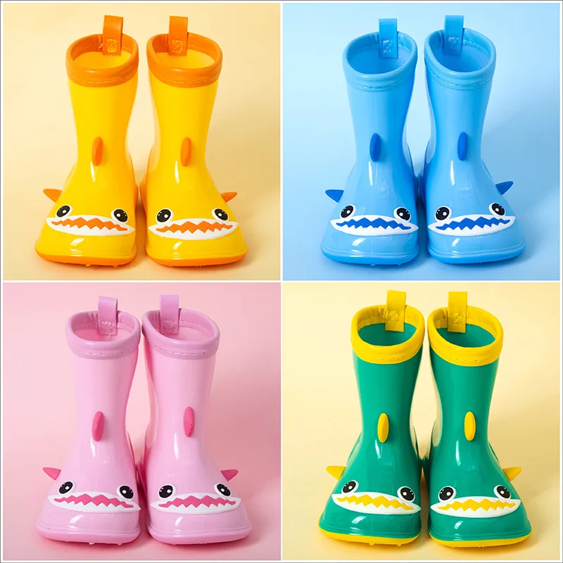 Kinder Regen Stiefel Shark Wasser Schuhe Regen Schuhe Für Baby Mädchen Wasserdichte kinder Schuhe Gummi Stiefel Kinder Jungen Rain CSH1453