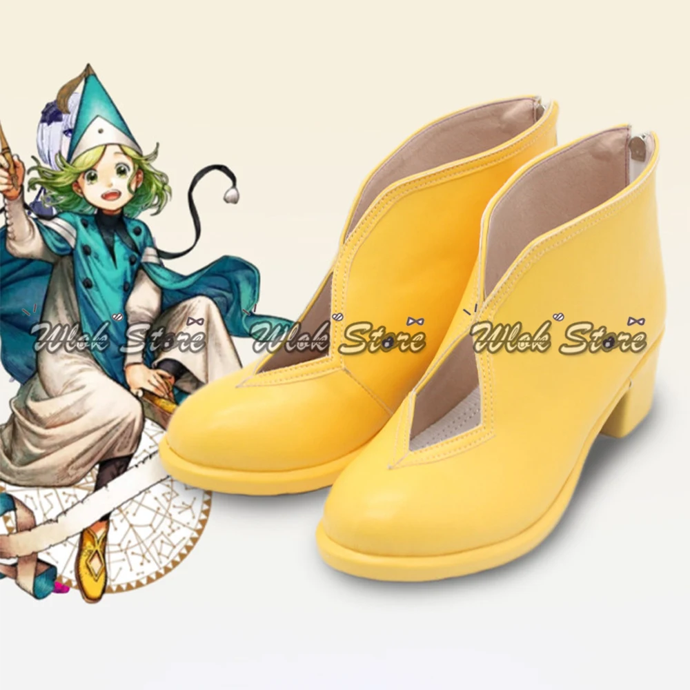 Anime Witch Hat Atelier Coco Cosplay Schuhe Gelbe Stiefel Maßgeschneiderte Halloween Karneval Party Zubehör Schuhe für Männer Frauen