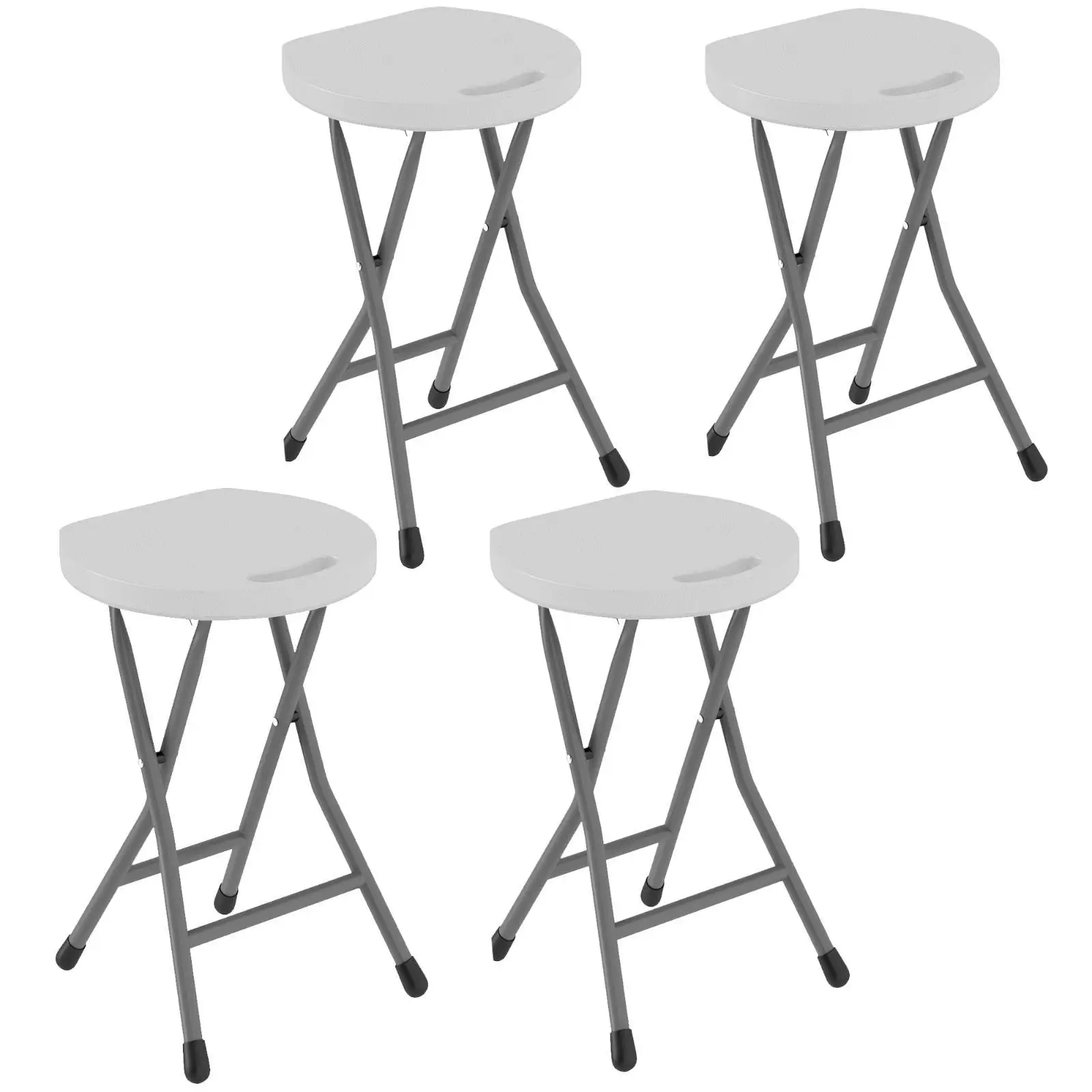 Patio Seating Foldable Garden Stools Set Lightweight Folding Chairs Outdoor Garden Furniture for Camping Trips