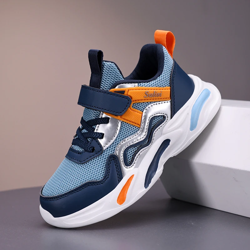 Bestseller Kinder-Sommersneaker Atmungsaktive Mesh-Freizeitschuhe Kinder-Trainingsschuhe Leichte Sportschuhe Jungen-Laufschuhe