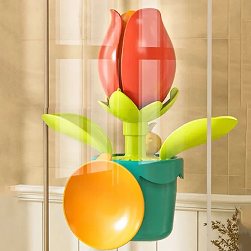 Enfants drôle jeu d'eau jouet de bain tournesol salle de bain douche pulvérisation d'eau salle de bain baignoire jouet amusant arroseur d'eau jouet cadeau