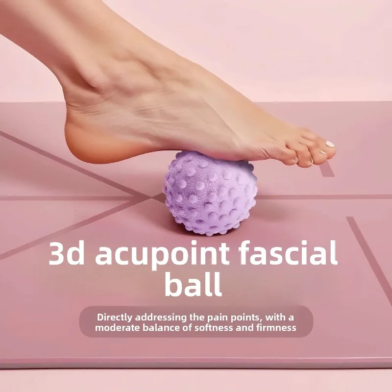 Massageball Faszienball für Fuß Körper Muskelentspannung Yoga Fitness Schulter Nacken Taille Rücken Massagegerät Schönheit Gesundheit Pop It