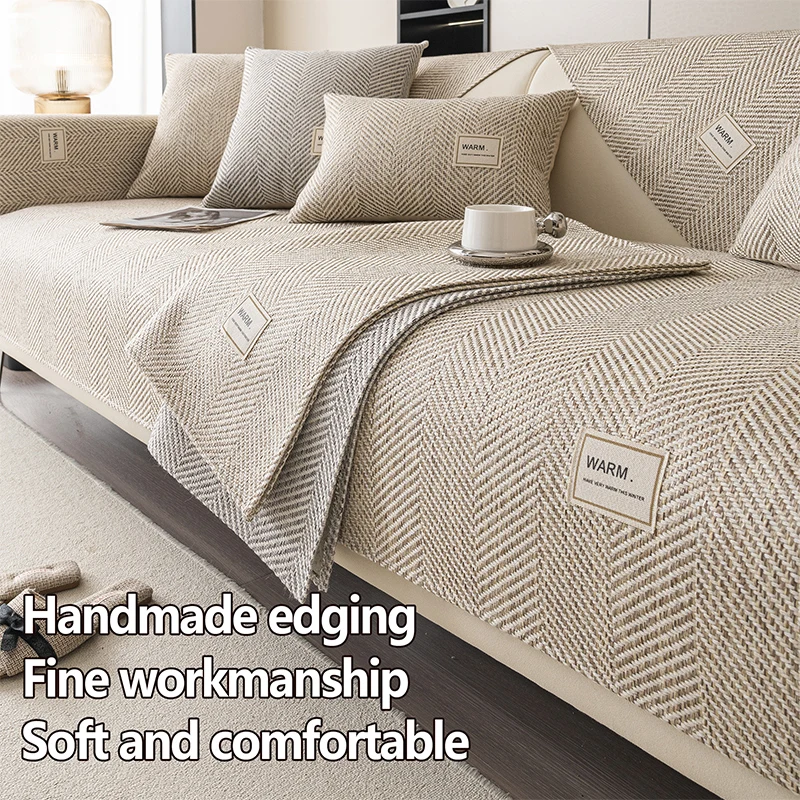 1-teiliger Sofabezug im Patchwork-Design – Hochwertiges Polyester, rutschfester Möbelschutz, tierfreundlicher integrierter Sofaschutz – Geeignet für Sessel, Zweisitzer, 3- und 4-Sitzer-Sofas,