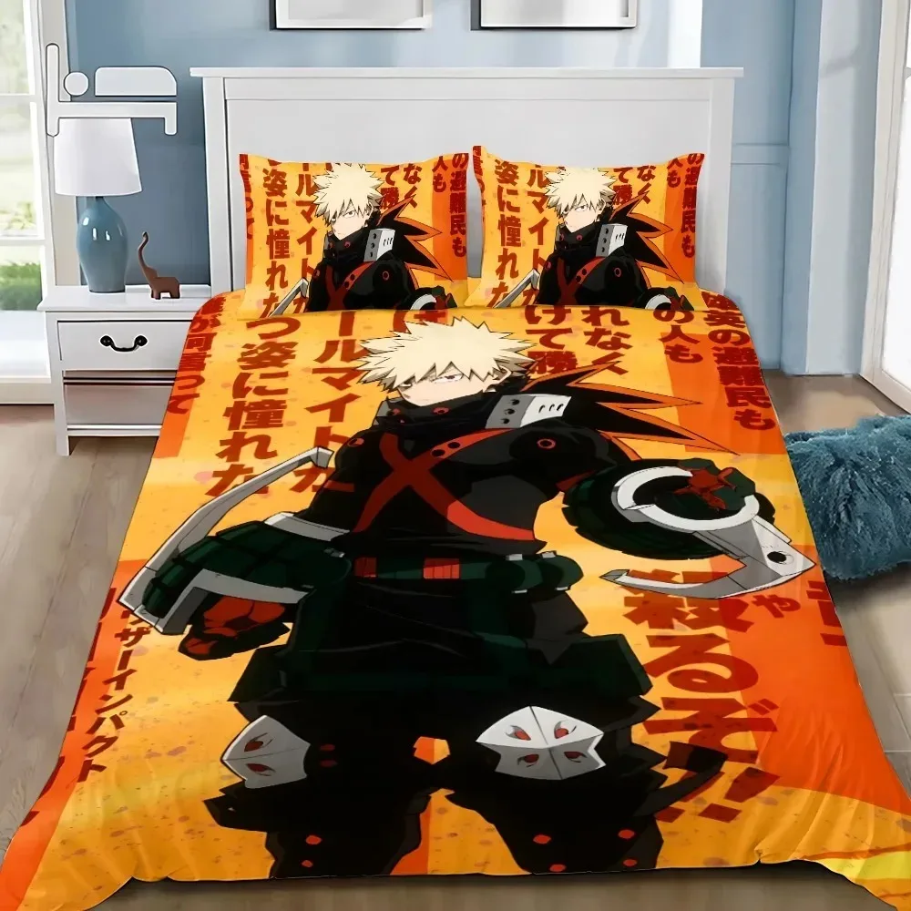 Japon Anime My Hero Academia ensembles de literie fournitures de lit exquises housse de couette ensemble de literie ensemble de literie cadeau d