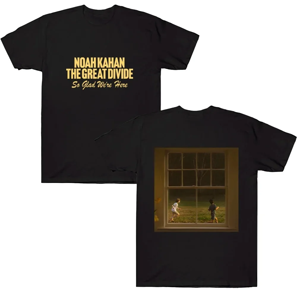 Noah Kahan The Great Divide Grafik-T-Shirts, übergroß, für Herren und Damen, Streetwear, Mode, Unisex, Baumwolle, kurzärmelig, Fan-Geschenke, Top Image