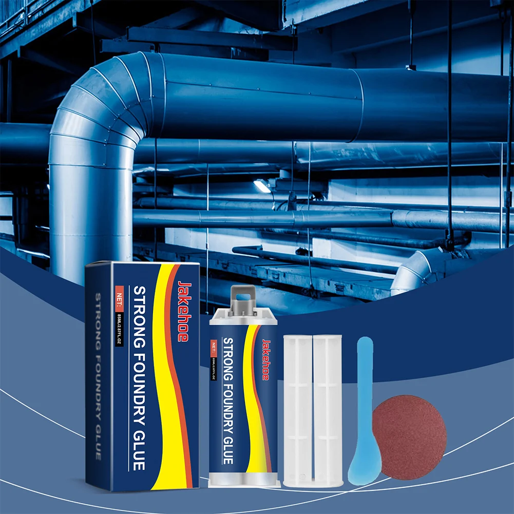 Premium Hochleistungs-Gießerei-Metallkleber Epoxidharz mit Schleifpapier und Werkzeugen Perfekt für Schmuckherstellung Künstlerische Reparaturen Image
