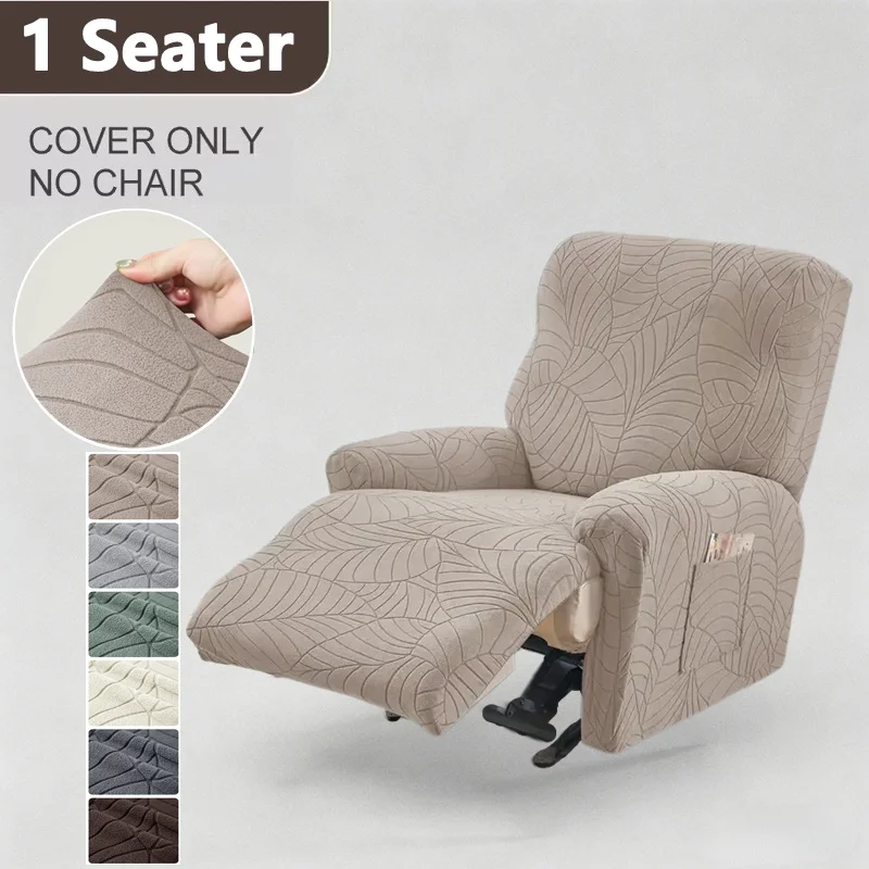 1-Sitzer Jacquard-Split-Relaxsessel-Bezüge, elastische Sesselhussen, waschbare Einzelsofa-Überzüge für Wohnzimmer-Dekoration Image