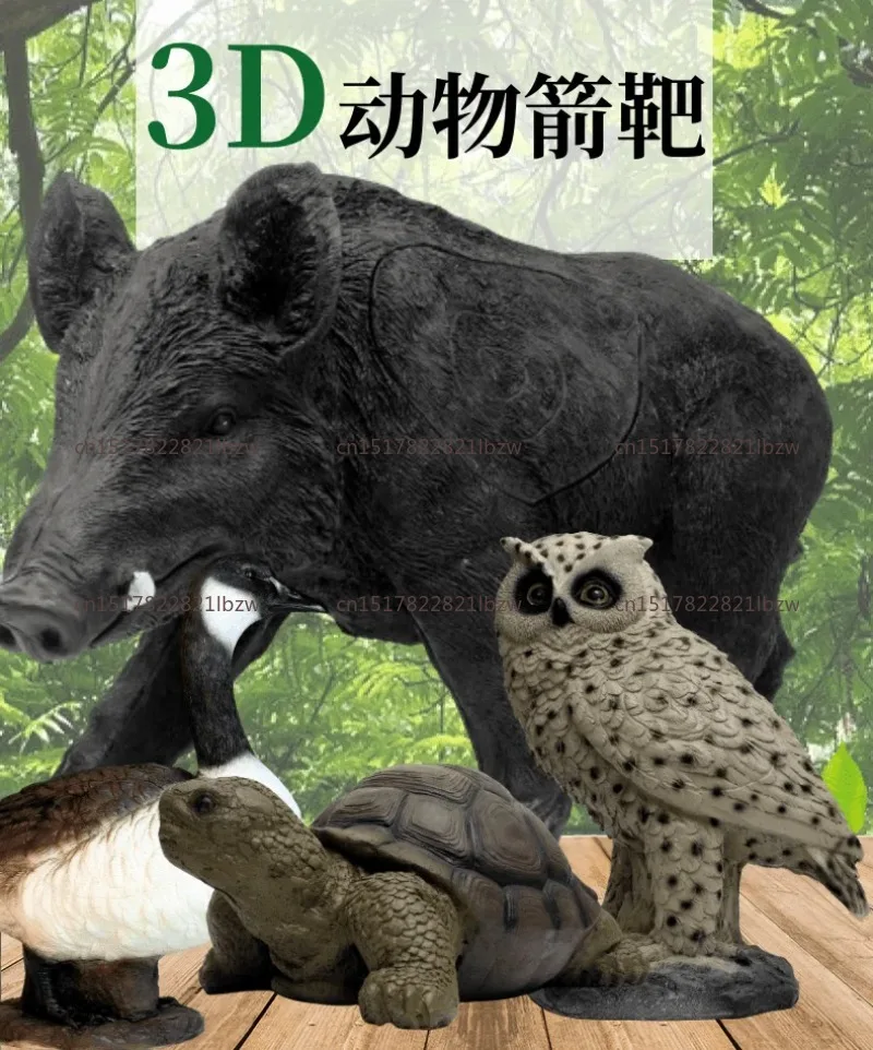 3D-Tierpfeilzielscheibe für Simulation, solide, für Outdoor- und Indoor-Übungen, Bogenschießen, Reflexbogen, Compoundbogen, EVA-Zielscheibe Image