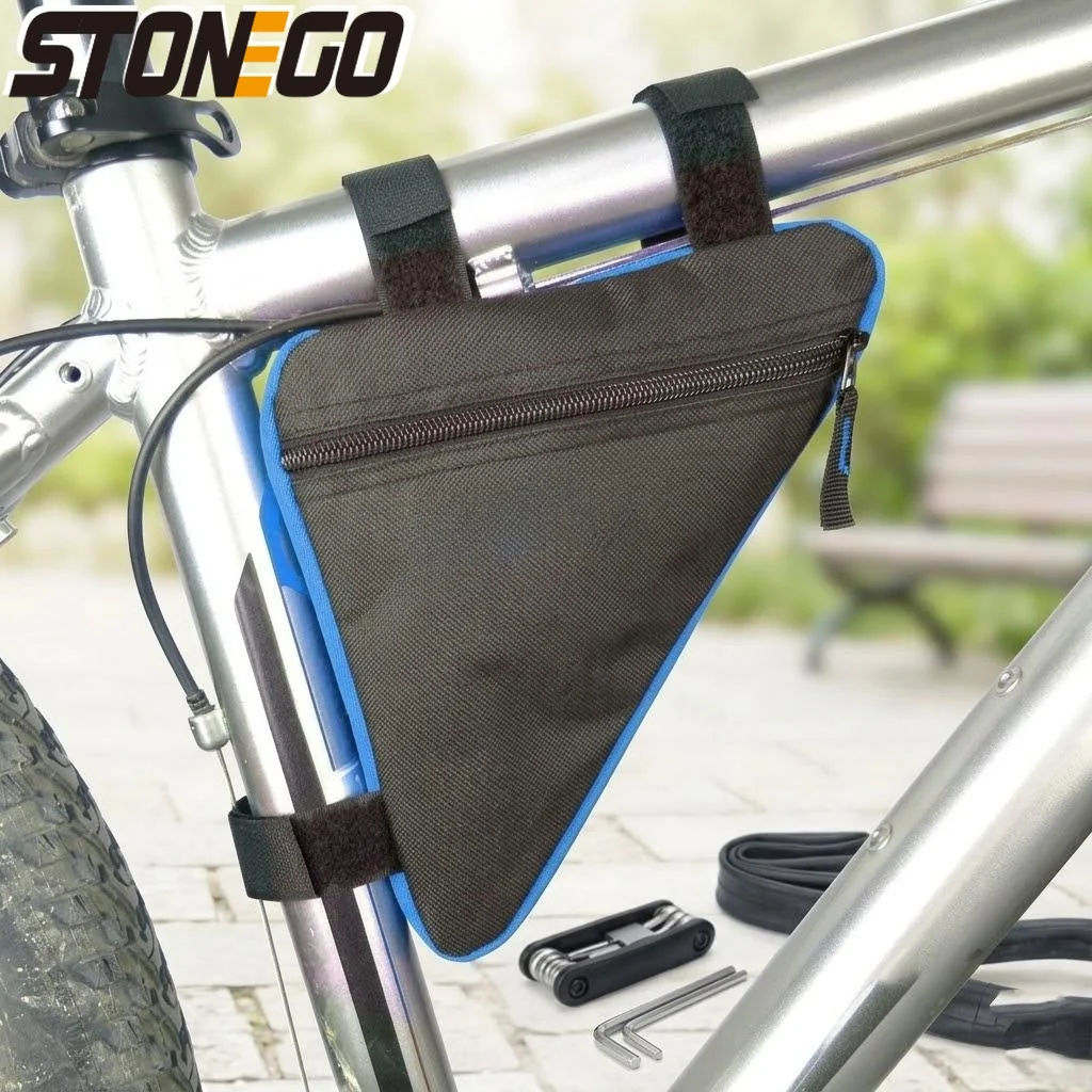 Wasserdichte Dreieckige Vorderrohr-Fahrradtasche für Mountainbike Satteltasche Abenteuer-Radzubehör Image