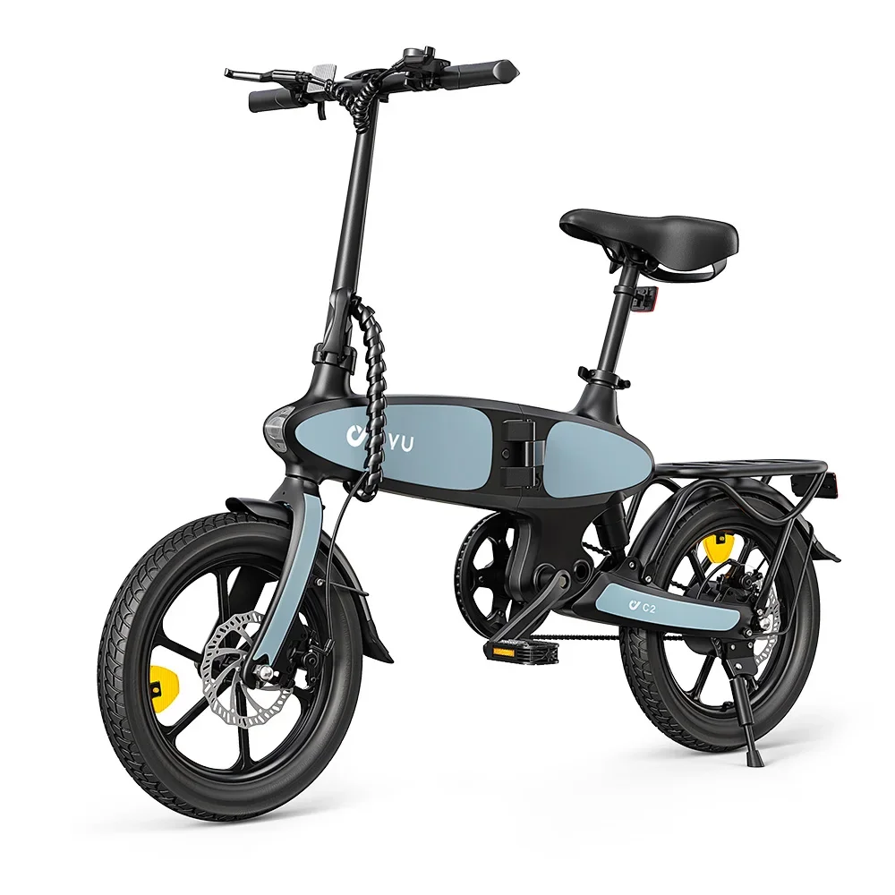 E-Bike DYU C2 350W Motor 36V15AH herausnehmbarer Akku Elektrofahrrad 16 Zoll Reifen Faltbares Premium-Modell Elektrofahrrad Image