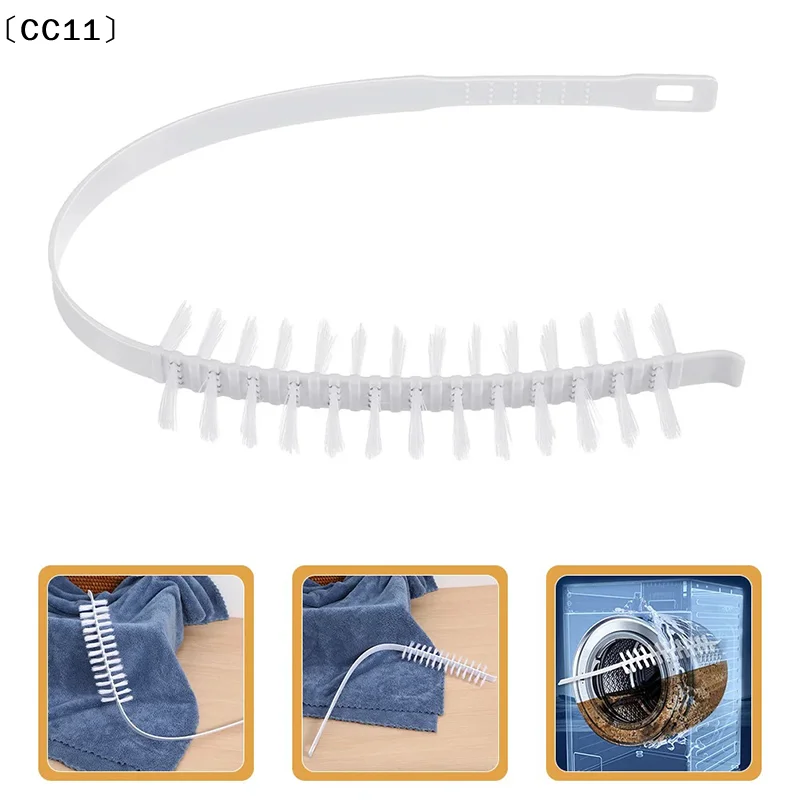 Reinigungsbürste, flexibel, lang, Mehrzweck-Staubwedel, Waschmaschinen- und Trockner-Reinigungsbürste, Fusselentferner, Heizkörper-Reinigungsbürste〔CC11〕 Image