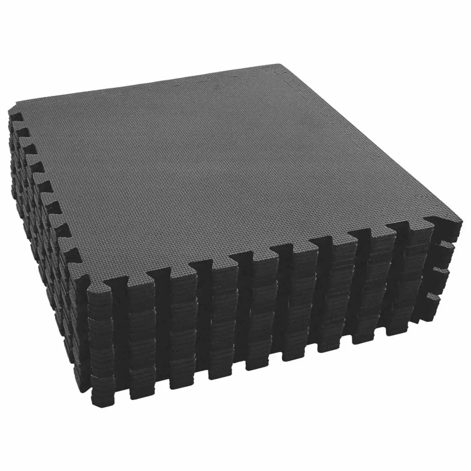 24-teiliges Pool-Bodenmatten-Set, schwarz, 8,64 m², wasserdichter Staubblasenfilm aus EVA-Schaum, Schwimmbadzubehör Image
