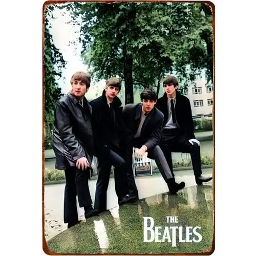 Das farbige Bild-Metallschild als Wanddekoration; Fab Four Image