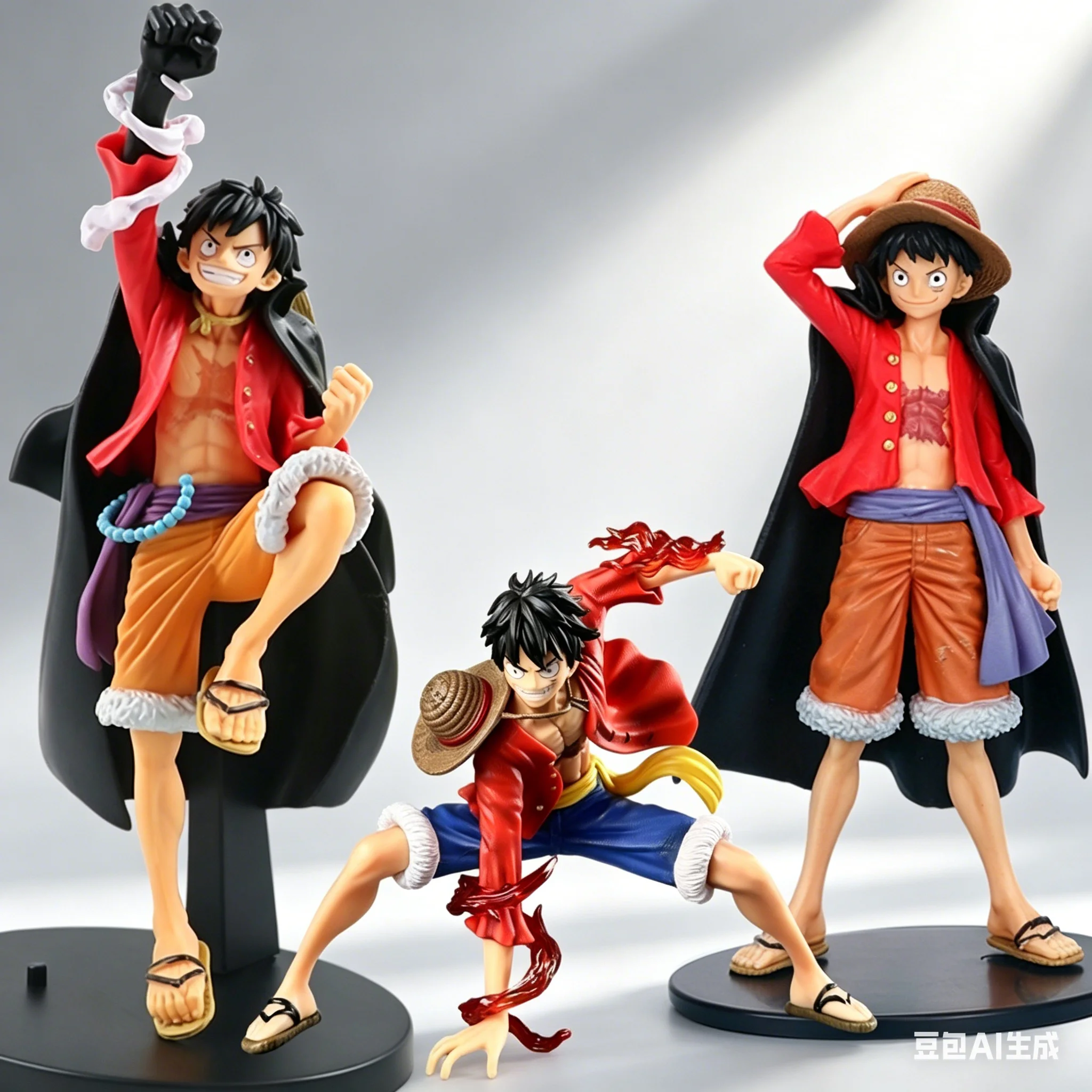 Anime One Piece Luffy Gear 5 Figur Sonnengott Nika PVC Actionfigur Statue Sammlerstück Modell Desktop-Ornament Spielzeug Geburtstagsgeschenk Image