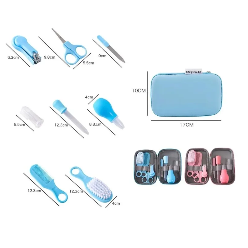 Baby-Pflegeset, Baby-Gesundheitspflegeset, Neugeborenenprodukte, multifunktionaler Nagelknipser und Kamm Image