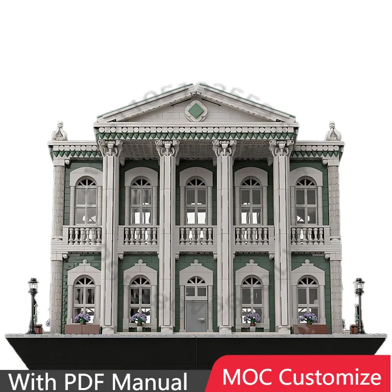 10199 Pezzi Set di Costruzioni Modulari La Biblioteca Palladiana MOC, Blocchi da Costruzione Personalizzabili, Design Creativo Fai-da-Te, Regalo per Ragazzi per Feste