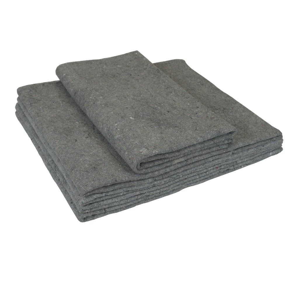 KK Verpackungen 4 Möbeldecken Umzugsdecken 150 x 250 cm Packdecken Lagerdecken für Umzug Image