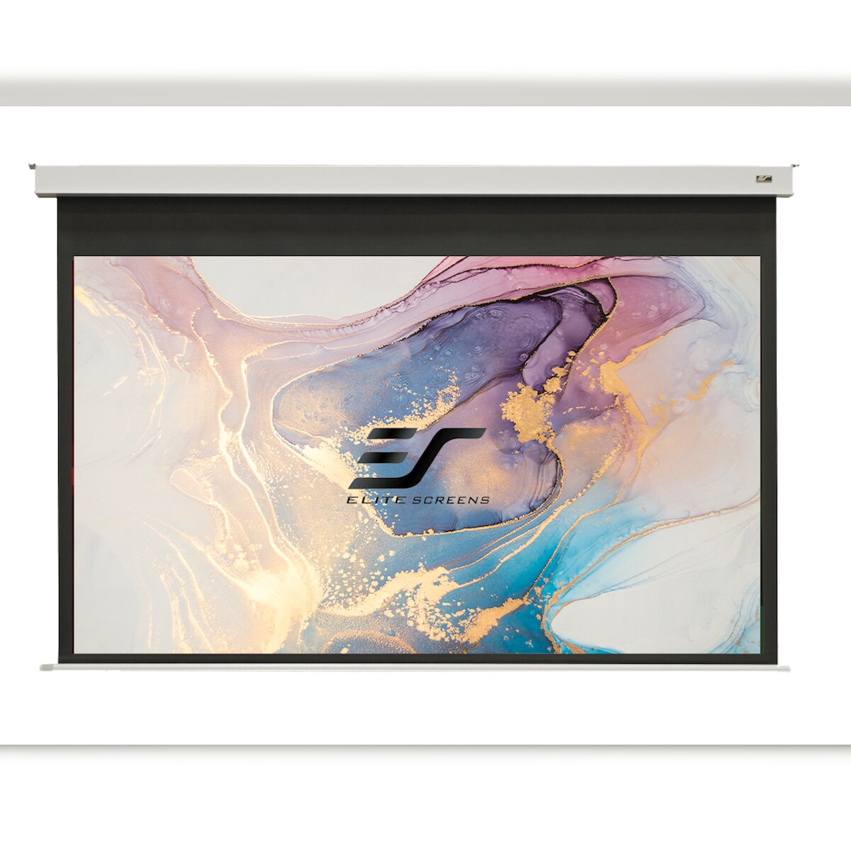 ELITE SCREENS-EVANESCE B - DECKENEINBAU MOTORLEINWANDWeiß / 16:9 / 222 x 125 (Vorlauf 30cm)-Projektionsleinwand-geeignet für: normalen Beamer Image