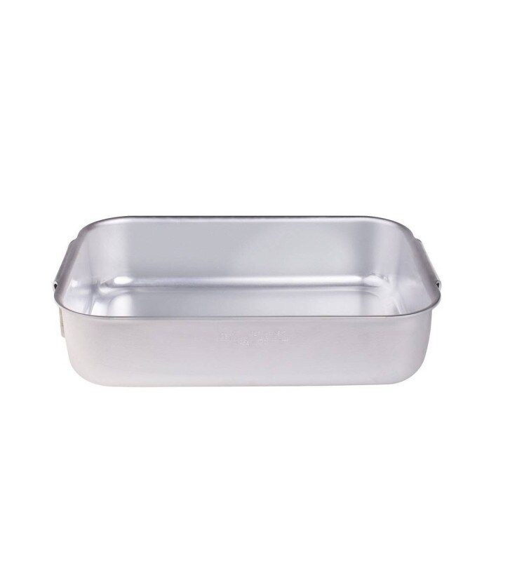 PENTOLE AGNELLI Lamm-Bräter, Lasagnepfanne cm 45 professionelle Schwerlast mit 3mm Aluminium runde Ecken Image