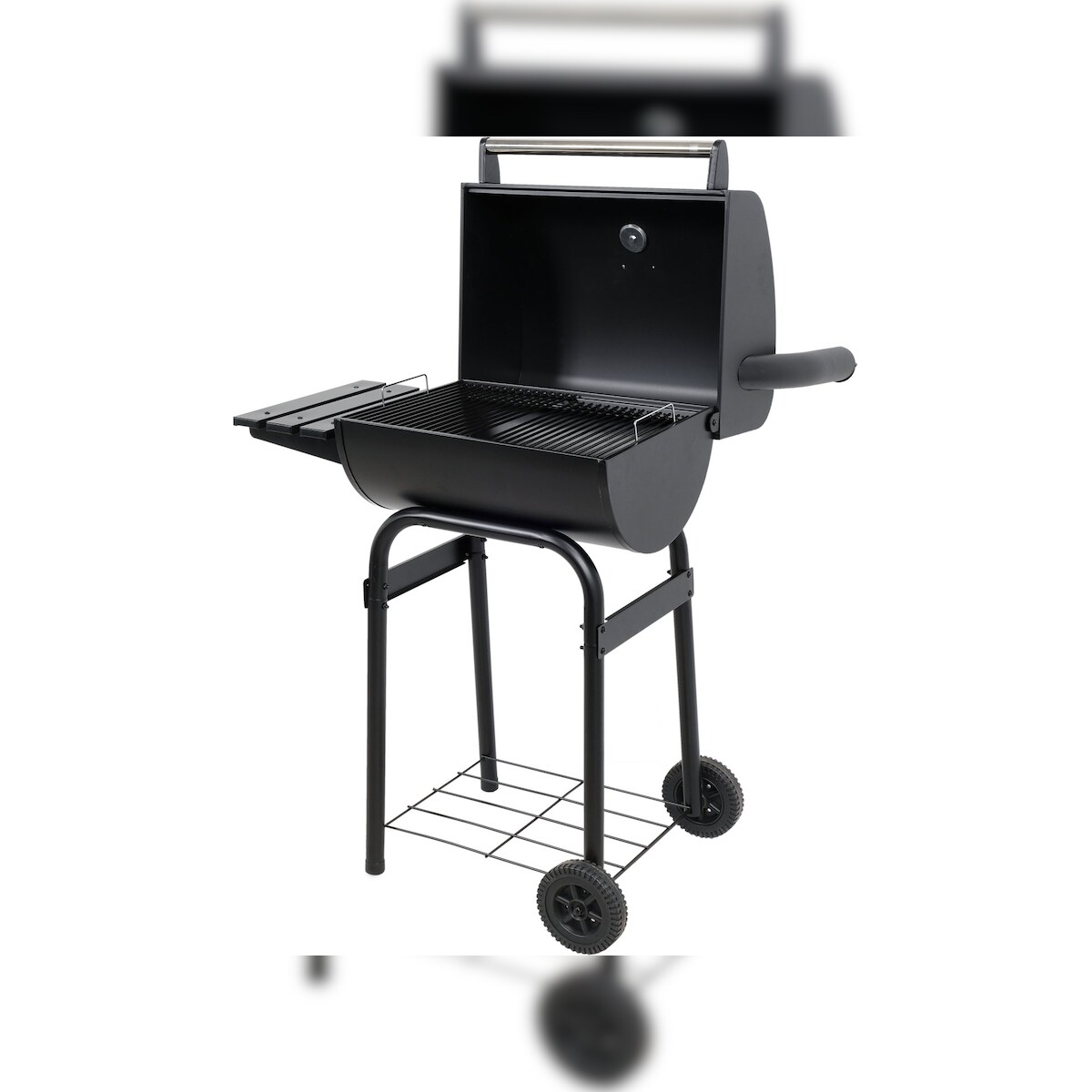 Holzkohlegrill 47x34 cm mit Deckel und Ablage, Campinggrill Image
